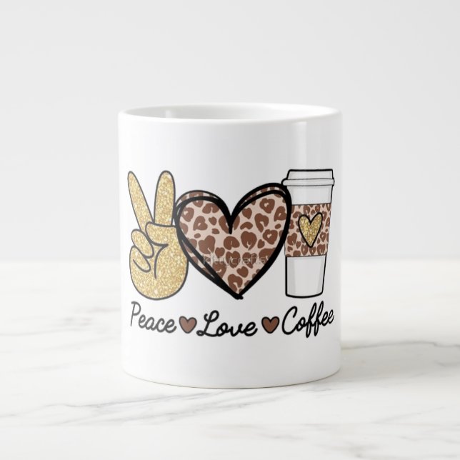 Grande Tasse Les amateurs de café (Devant)