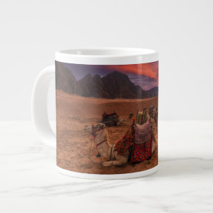 Grande Tasse Les déserts   Camels Sinai Mountains Egypte