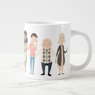 Grande Tasse Les frères de toutes les générations Mug