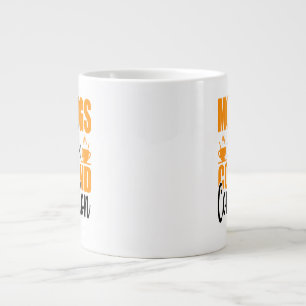 Grande Tasse Les Matins Sont Pour Le Café Et La Contemplation