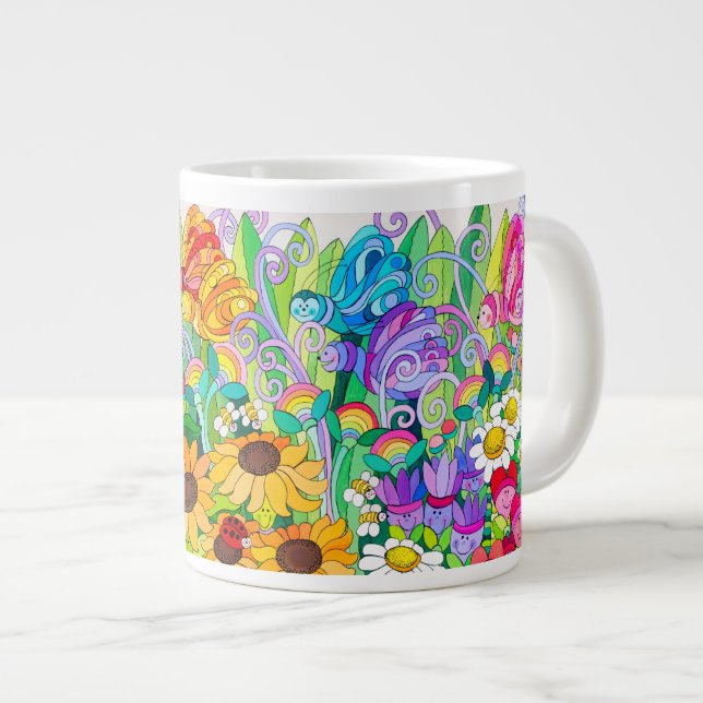 Grande Tasse Les papillons du jardin de Ladybug (Devant droit)