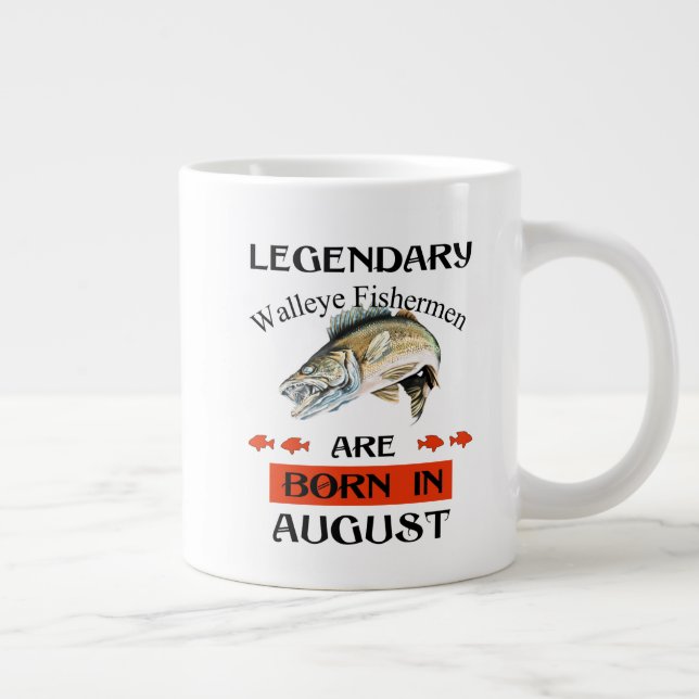 Grande Tasse Les pêcheurs légendaires de walleye sont nés en ao (Droite)