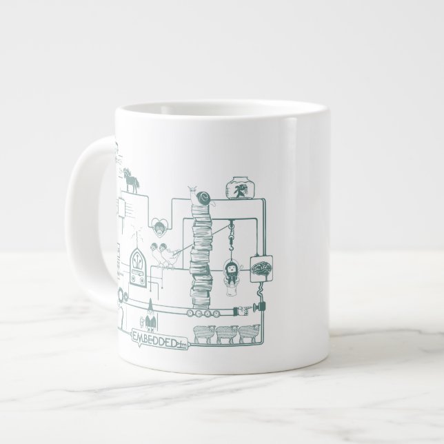 Grande Tasse Les Titres Intégrés Sont Passés À Awry Mug (Devant gauche)