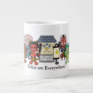 Grande Tasse Les Yokai sont partout : Monstre japonais personna