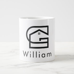 Grande Tasse Lettre G Maison de biens immobiliers d'entreprise