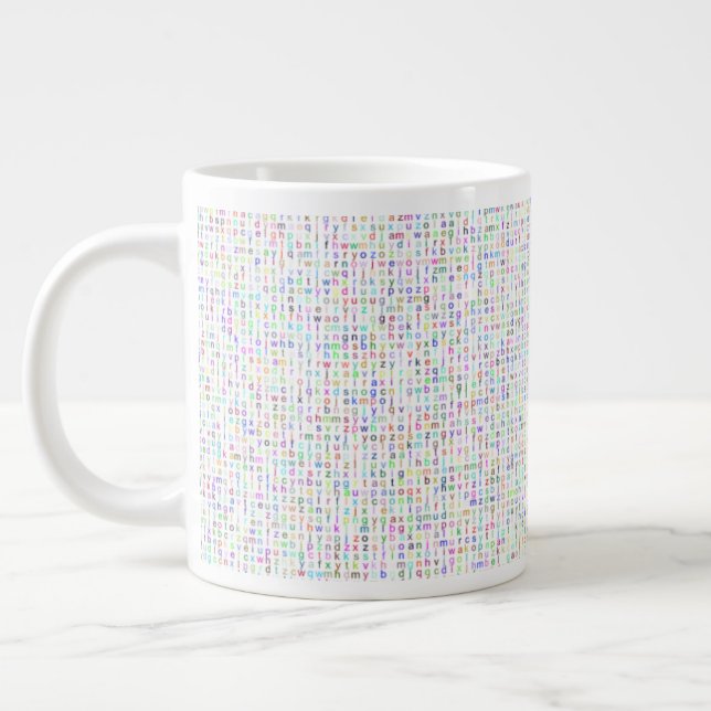 Grande Tasse Lettres 20oz Mug (Gauche)