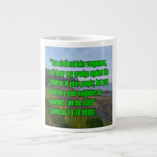 Grande Tasse Lévitique 19:18 WEBU Mug