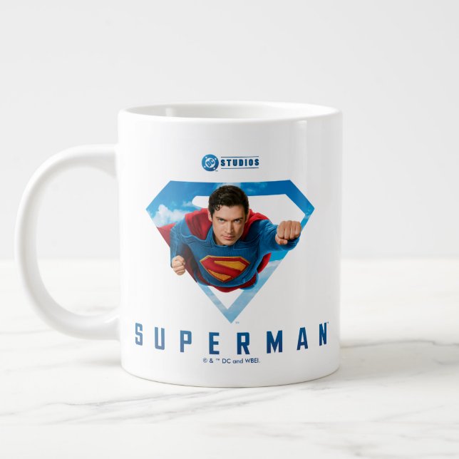 Grande Tasse L'homme de l'acier en vol (Gauche)