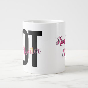 Grande Tasse L'Humour de l'artiste, Café NON Peindre l'eau drôl