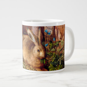 Grande Tasse Lièvre dans la forêt Hans Hoffmann Rabbit Peinture