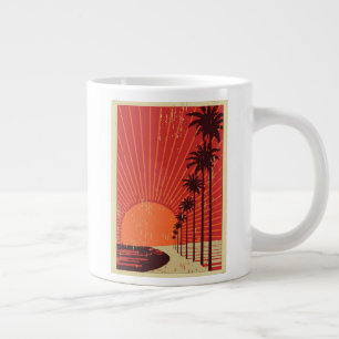 Grande Tasse Ligne de palmier