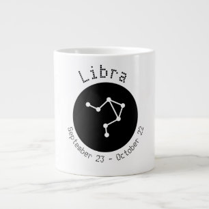 Grande Tasse Ligne de point Libra Jumbo Mug