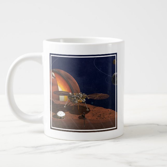 Grande Tasse L'interprétation de l'artiste de la Lander de visi (Gauche)
