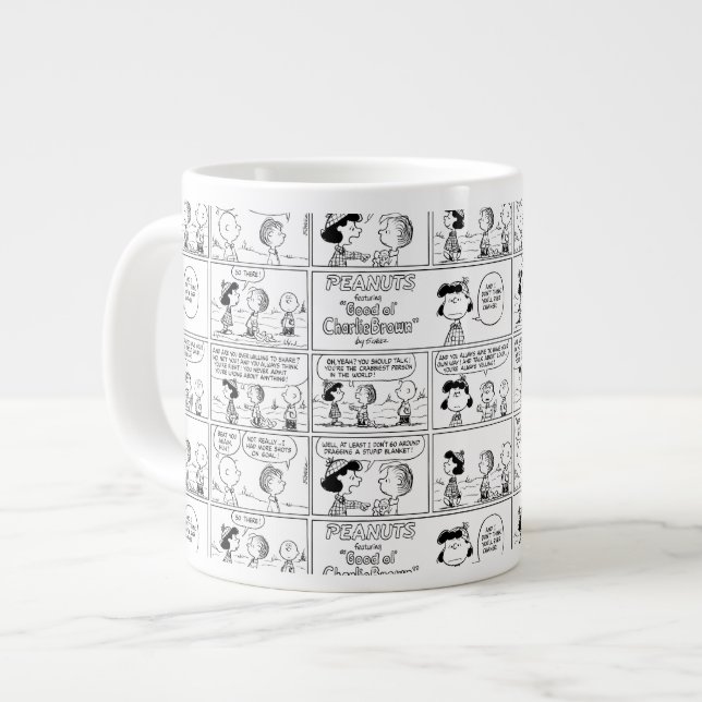 Grande Tasse Linus raconte Lucy Elle est Crabby (Devant gauche)