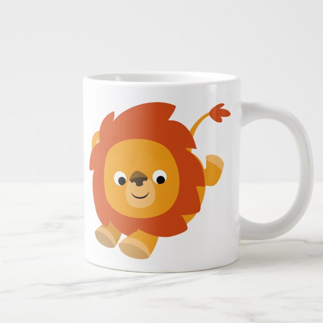 Grande Tasse Lion caricature Perky (Droite)