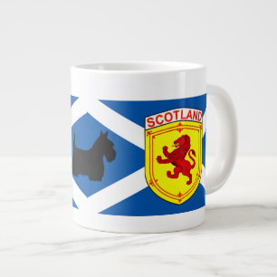 Grande Tasse Lion Rampant/ Drapeau de St. Andrews/ Terrier Écos