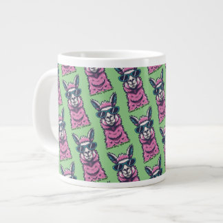 Grande Tasse Llama vous dit Rock | Pose ironique dans les lunet