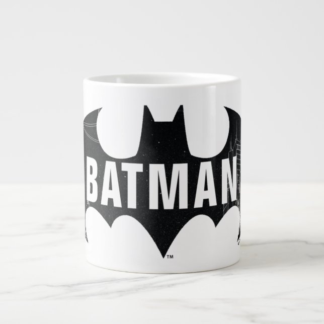 Grande Tasse Logo Bat Avec Gotham Etching (Devant)