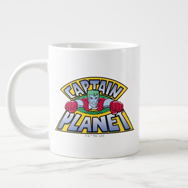 Grande Tasse Logo Captain Planet (Gauche)