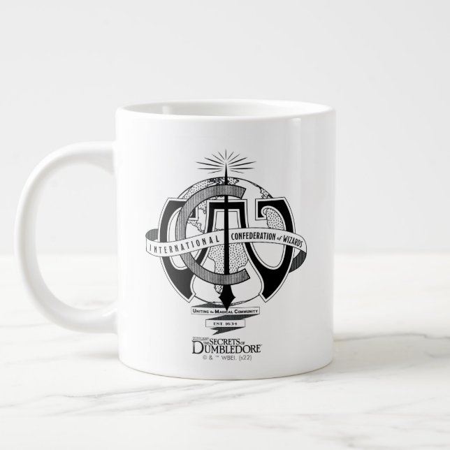 Grande Tasse Logo de la Confédération internationale des sorcie (Gauche)