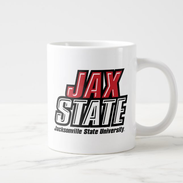 Grande Tasse Logo d'état de Jacksonville State University JAX S (Droite)