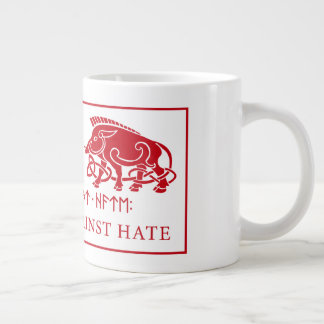 Grande Tasse Logo du double-wagon Heathens Against Hate
