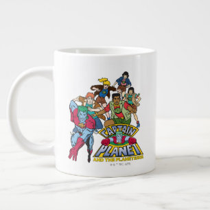 Grande Tasse Logo graphique du Capitaine Planet & the Planeteer