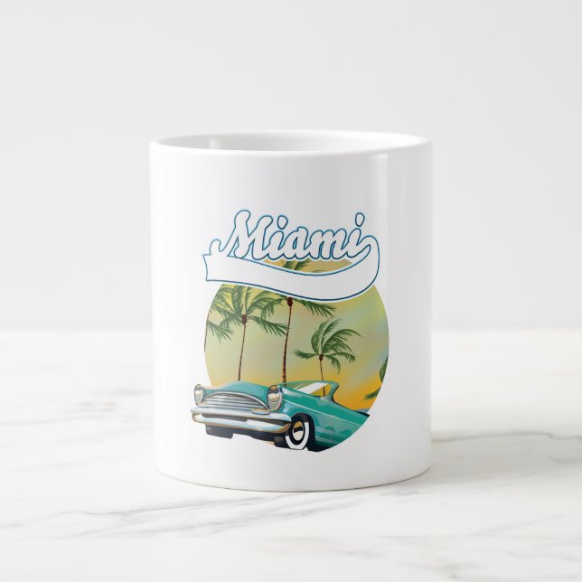 Grande Tasse logo Miami Sunset (Devant)