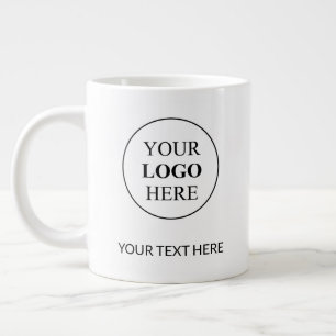 Grande Tasse Logo promotionnel personnalisé - Pas de commande m