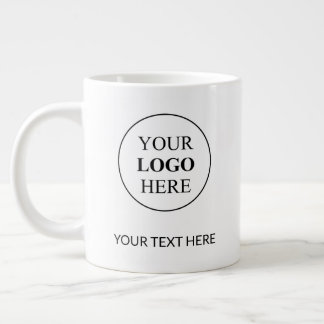 Grande Tasse Logo promotionnel personnalisé - Pas de commande m