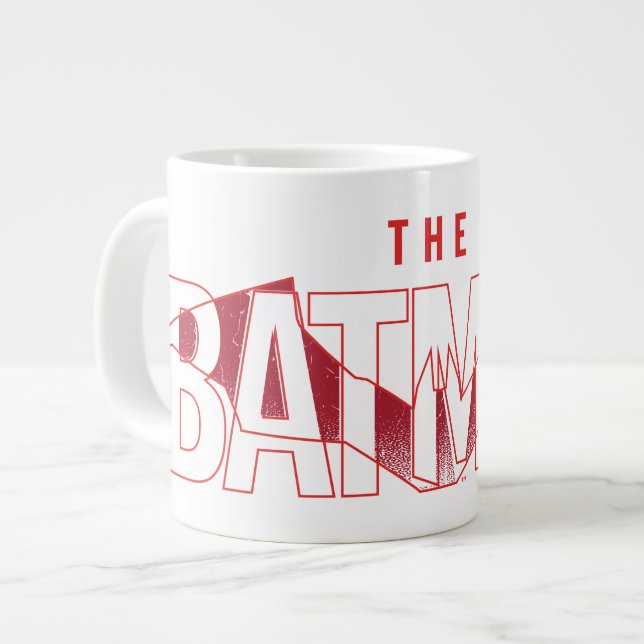 Grande Tasse Logo superposé de Batman Bat (Devant gauche)