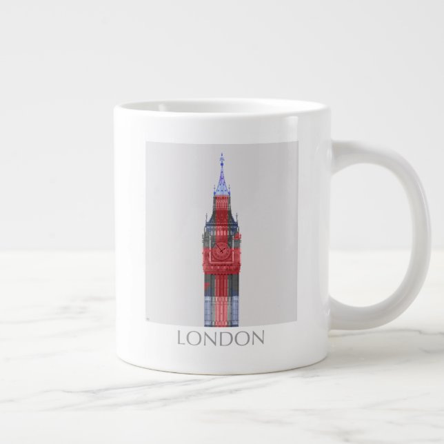 Grande Tasse Londres Big Ben Union Jack (Droite)