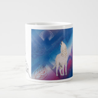 Grande Tasse loup blanc