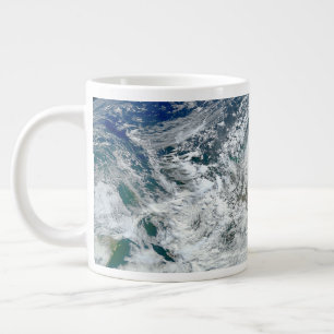 Grande Tasse L'Ouragan Sandy Le Long De La Côte Est Des États-U