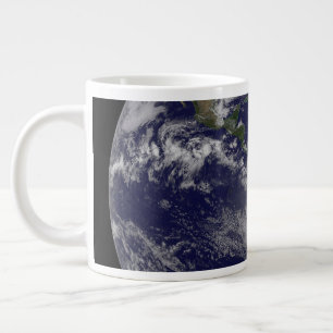 Grande Tasse L'Ouragan Sandy Le Long De La Côte Est Des États-U