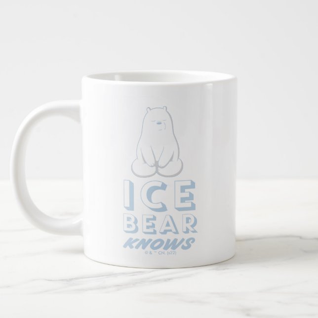 Grande Tasse L'Ours De Glace Connaît (Gauche)