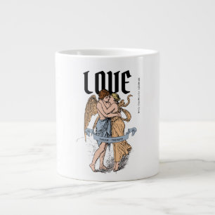 Grande Tasse Love Embrace – Illustration d'un couple romantique