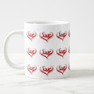Grande Tasse Love Heart Giant Café Mug