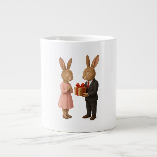 Grande Tasse Love & Joy Cafee Mug - Le cadeau parfait pour chaq (Devant)