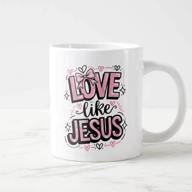 Grande Tasse Love Like Jesus (Droite)