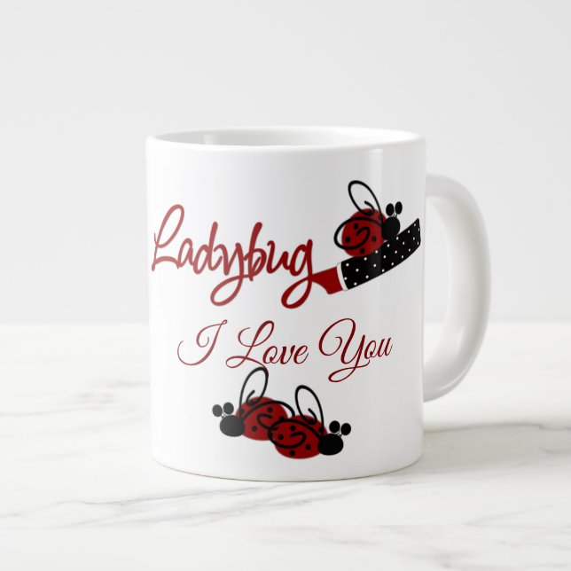 Grande Tasse Love My Ladybug - Jumbo Mug (Devant droit)