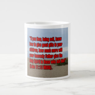 Grande Tasse Luc 11:13 WEBU Mug