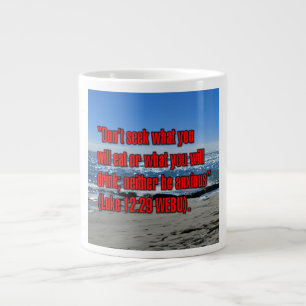 Grande Tasse Luc 12:29 WEBU Mug