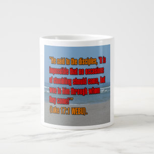 Grande Tasse Luc 17:1 WEBU Mug