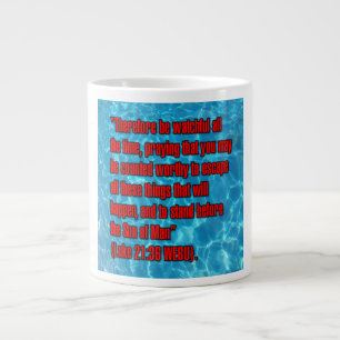 Grande Tasse Luc 21:36 WEBU Mug