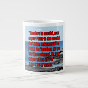 Grande Tasse Luc 6:36-37 WEBU Mug