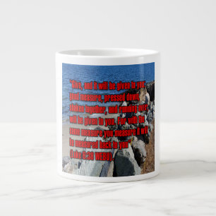 Grande Tasse Luc 6:38 WEBU Mug