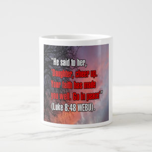 Grande Tasse Luc 8:48 WEBU Mug
