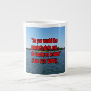 Grande Tasse Luke 6:31 WEBU Mug