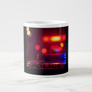 Grande Tasse Lumières de Police – Éclairage d'Urgence de Nuit